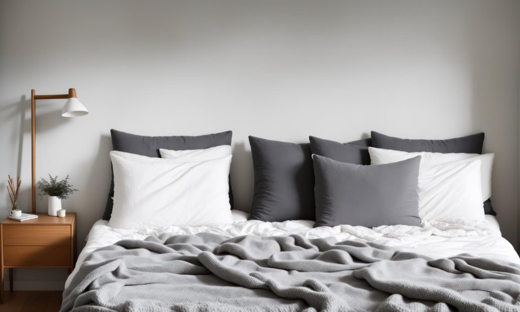 materiał na narzutę na łóżko